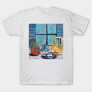 Yellow Tea pot Still Life T-Shirt